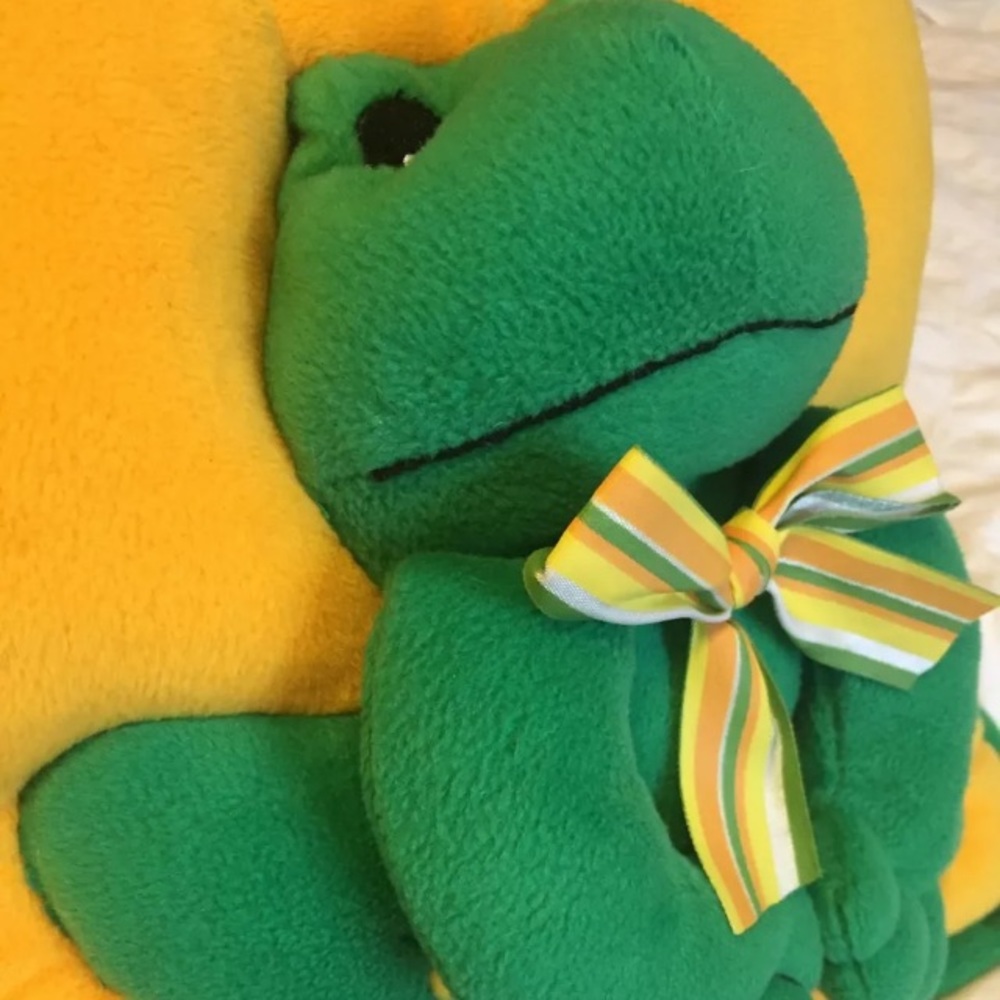 3-D children’s frog 🐸 accent pillow - Picture 9 of 16